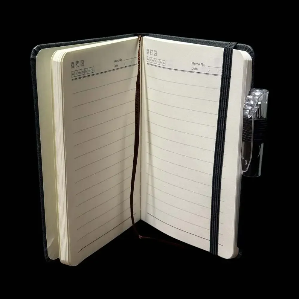 Charcoal Gray Tree of Life Embossed Small Hardcover Lined Journal with Pen